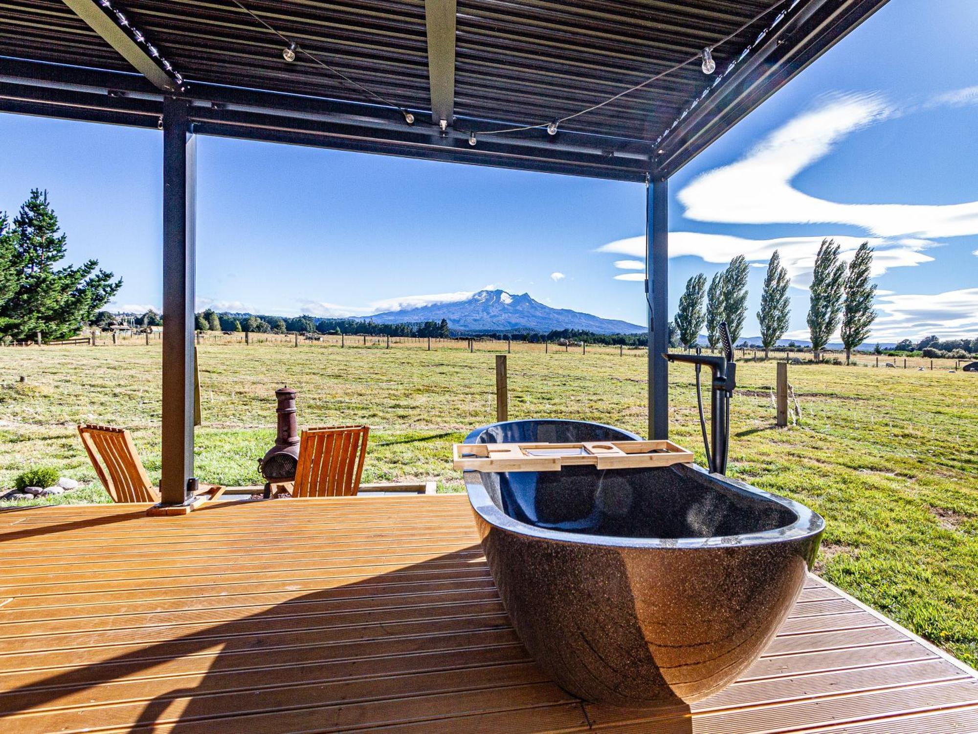 Mangateitei Views - Rangataua Tiny Home Ohakune Kültér fotó