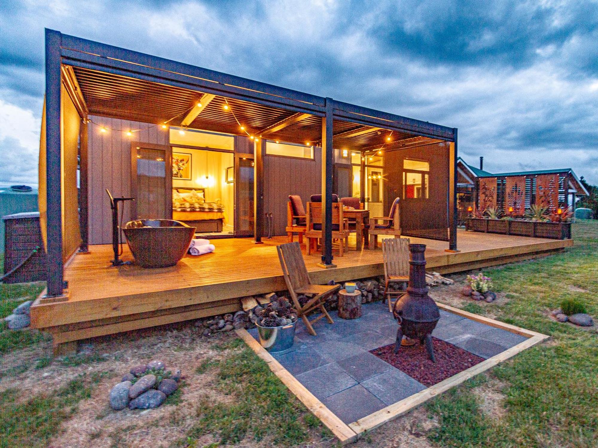 Mangateitei Views - Rangataua Tiny Home Ohakune Kültér fotó