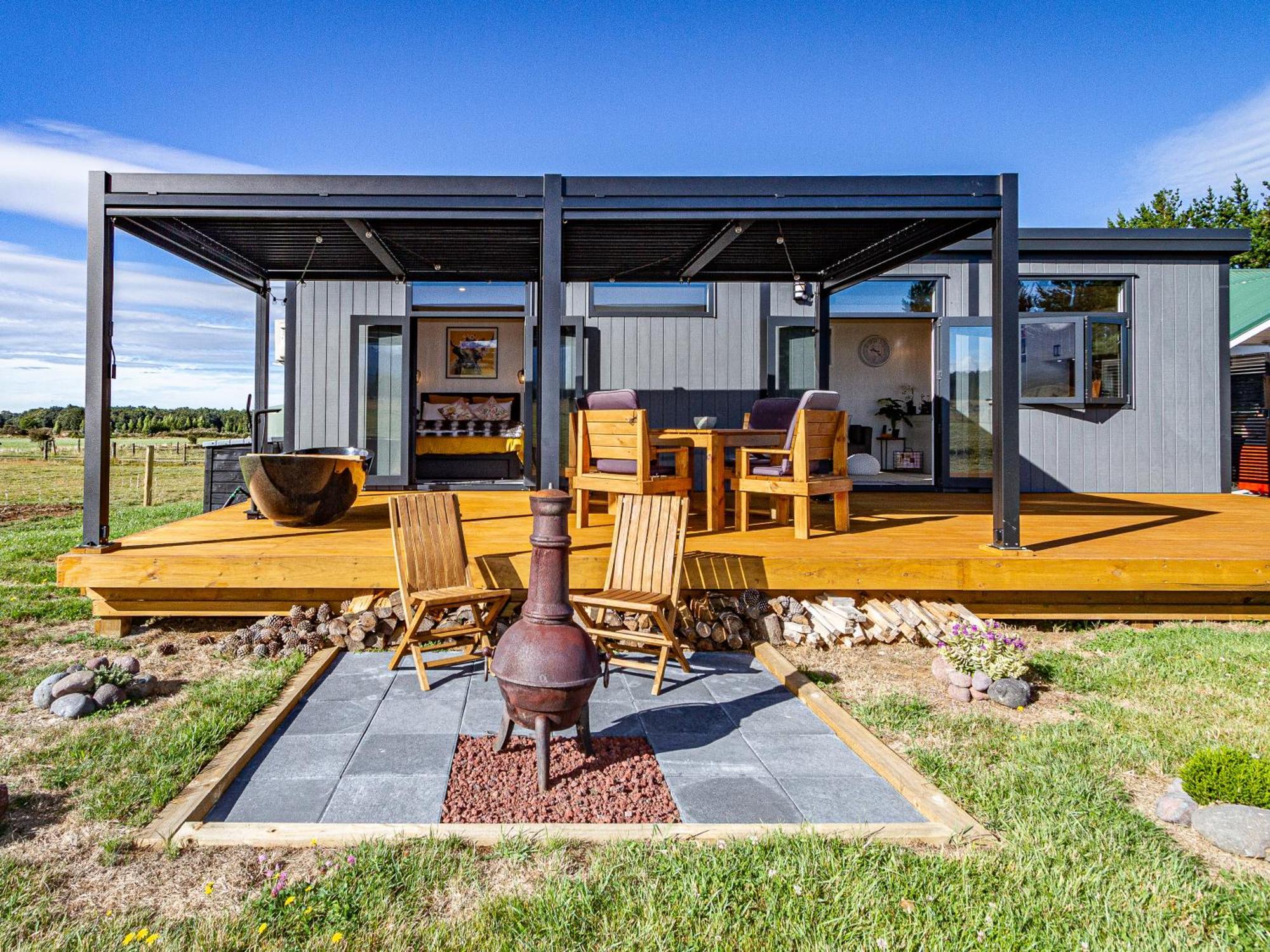 Mangateitei Views - Rangataua Tiny Home Ohakune Kültér fotó