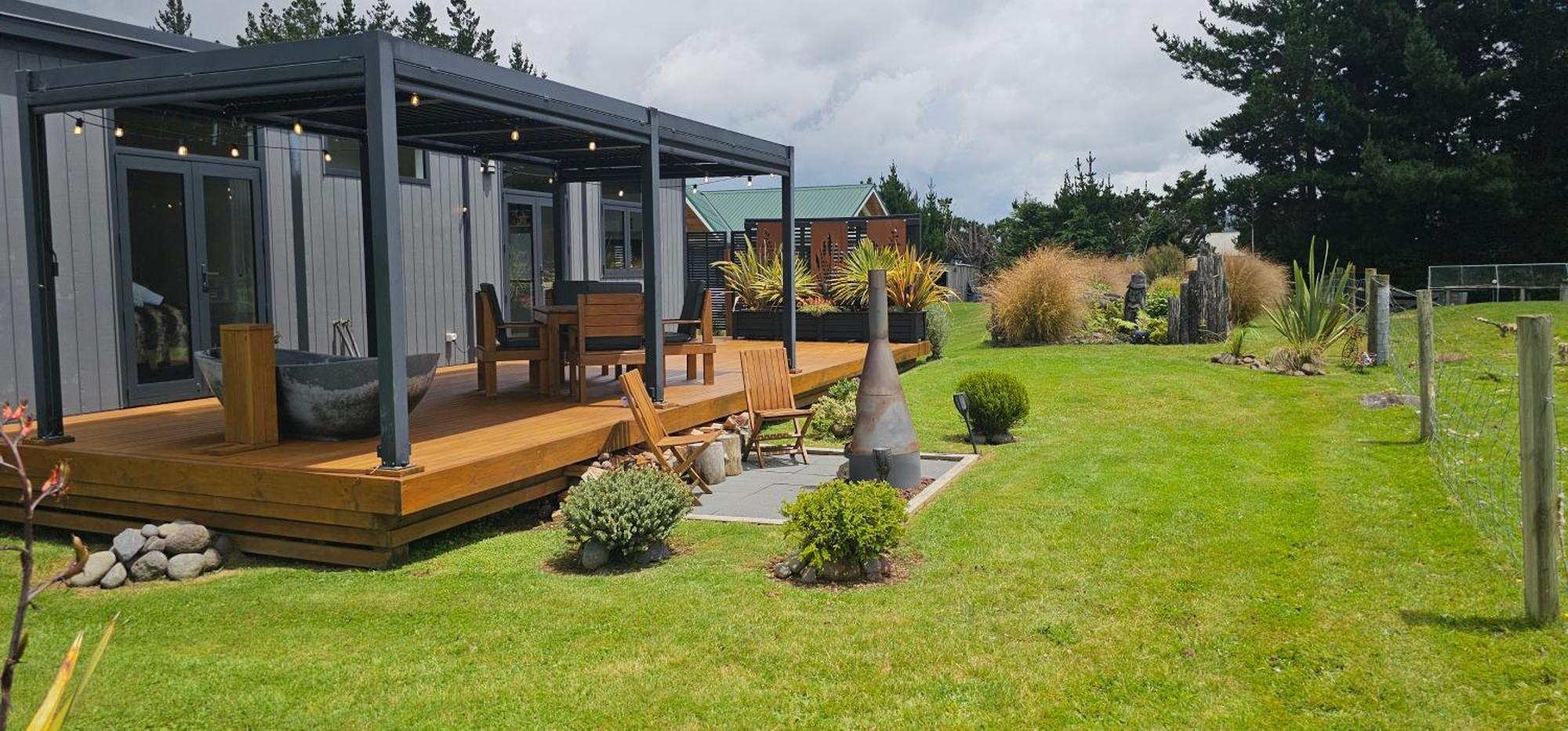 Mangateitei Views - Rangataua Tiny Home Ohakune Kültér fotó