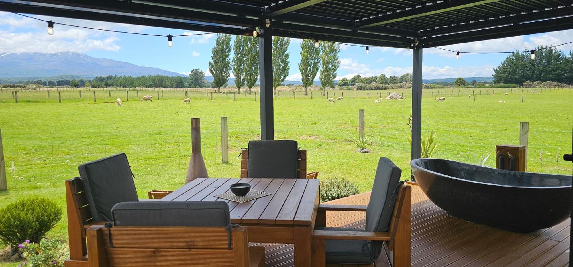 Mangateitei Views - Rangataua Tiny Home Ohakune Kültér fotó