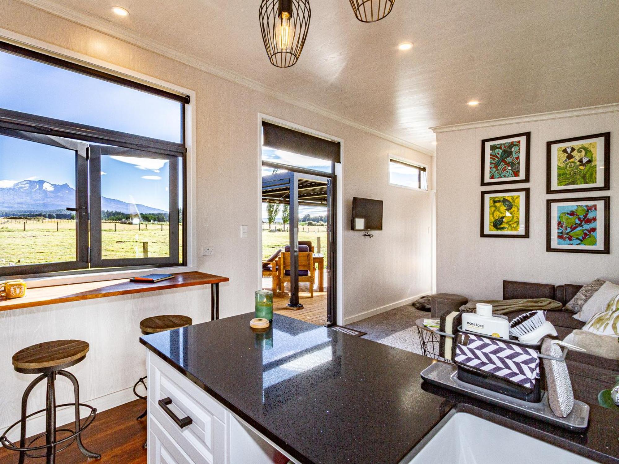 Mangateitei Views - Rangataua Tiny Home Ohakune Kültér fotó