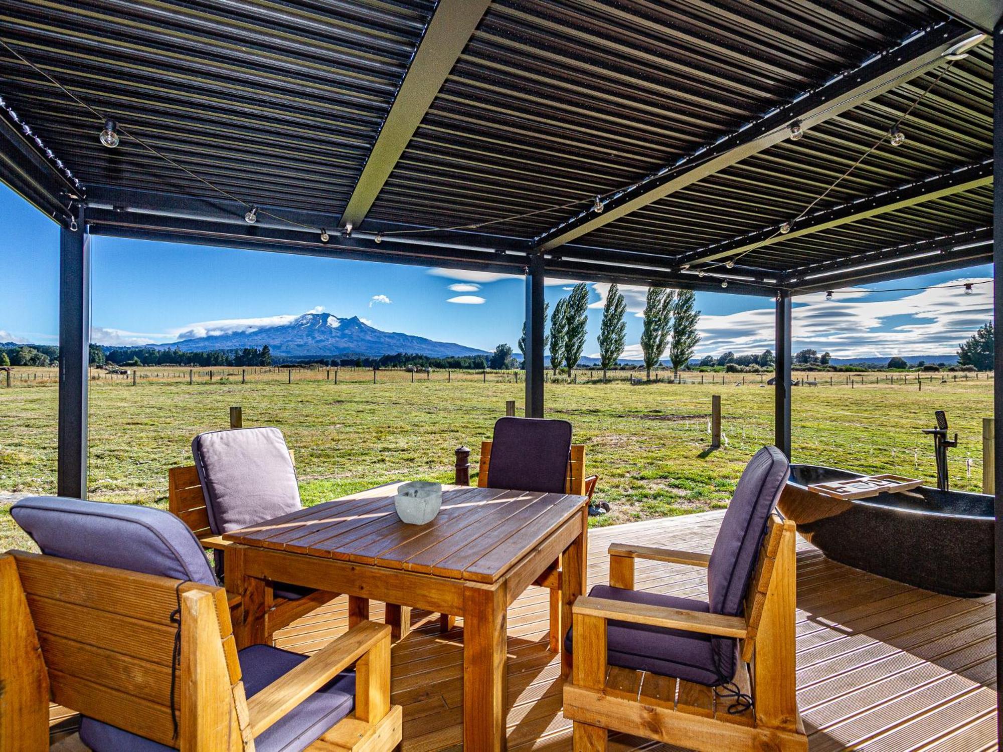 Mangateitei Views - Rangataua Tiny Home Ohakune Kültér fotó