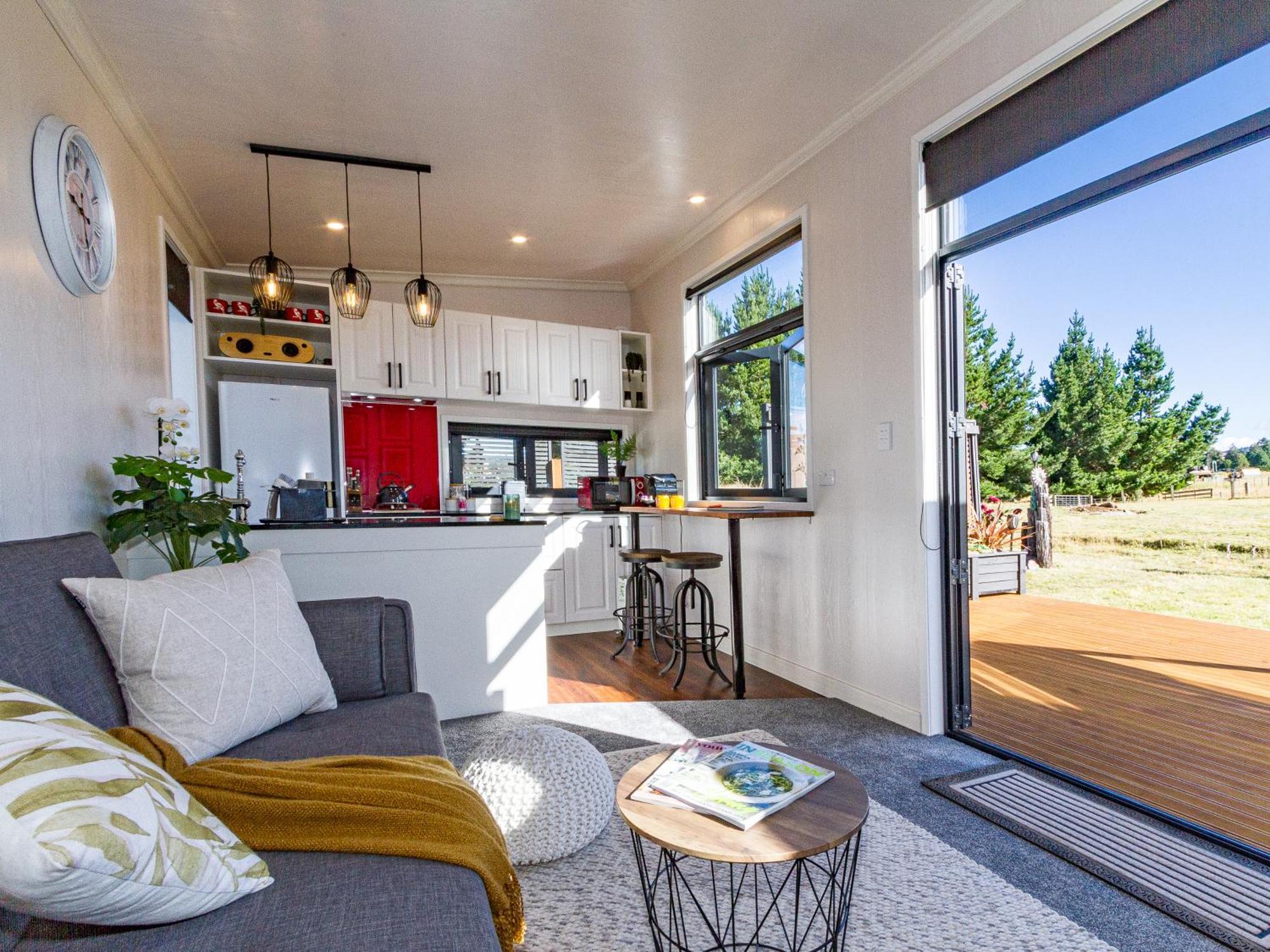 Mangateitei Views - Rangataua Tiny Home Ohakune Kültér fotó